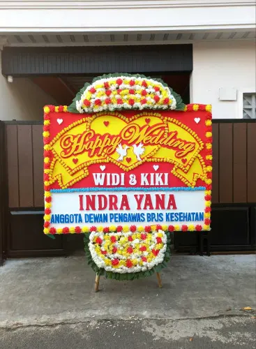 Papan Bunga Pernikahan sekayu